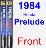 Front Wiper Blade Pack for 1984 Honda Prelude - Vision Saver