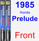 Front Wiper Blade Pack for 1985 Honda Prelude - Vision Saver