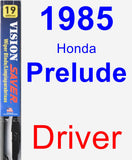 Driver Wiper Blade for 1985 Honda Prelude - Vision Saver