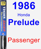 Passenger Wiper Blade for 1986 Honda Prelude - Vision Saver