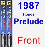 Front Wiper Blade Pack for 1987 Honda Prelude - Vision Saver