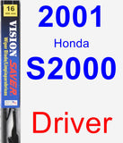 Driver Wiper Blade for 2001 Honda S2000 - Vision Saver