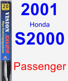 Passenger Wiper Blade for 2001 Honda S2000 - Vision Saver