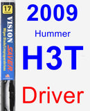 Driver Wiper Blade for 2009 Hummer H3T - Vision Saver