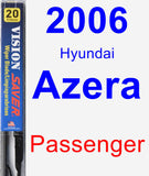 Passenger Wiper Blade for 2006 Hyundai Azera - Vision Saver