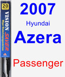 Passenger Wiper Blade for 2007 Hyundai Azera - Vision Saver