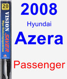 Passenger Wiper Blade for 2008 Hyundai Azera - Vision Saver