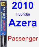 Passenger Wiper Blade for 2010 Hyundai Azera - Vision Saver