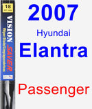 Passenger Wiper Blade for 2007 Hyundai Elantra - Vision Saver