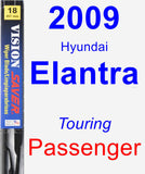 Passenger Wiper Blade for 2009 Hyundai Elantra - Vision Saver