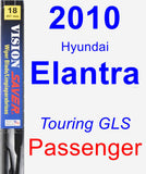 Passenger Wiper Blade for 2010 Hyundai Elantra - Vision Saver