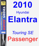 Passenger Wiper Blade for 2010 Hyundai Elantra - Vision Saver