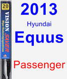 Passenger Wiper Blade for 2013 Hyundai Equus - Vision Saver