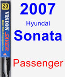 Passenger Wiper Blade for 2007 Hyundai Sonata - Vision Saver