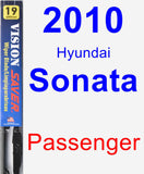 Passenger Wiper Blade for 2010 Hyundai Sonata - Vision Saver