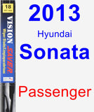 Passenger Wiper Blade for 2013 Hyundai Sonata - Vision Saver