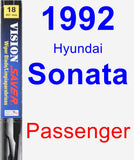 Passenger Wiper Blade for 1992 Hyundai Sonata - Vision Saver