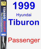 Passenger Wiper Blade for 1999 Hyundai Tiburon - Vision Saver