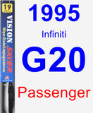 Passenger Wiper Blade for 1995 Infiniti G20 - Vision Saver