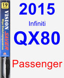 Passenger Wiper Blade for 2015 Infiniti QX80 - Vision Saver