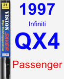 Passenger Wiper Blade for 1997 Infiniti QX4 - Vision Saver