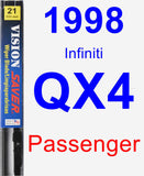 Passenger Wiper Blade for 1998 Infiniti QX4 - Vision Saver