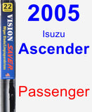 Passenger Wiper Blade for 2005 Isuzu Ascender - Vision Saver