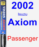 Passenger Wiper Blade for 2002 Isuzu Axiom - Vision Saver