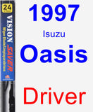 Driver Wiper Blade for 1997 Isuzu Oasis - Vision Saver