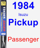 Passenger Wiper Blade for 1984 Isuzu Pickup - Vision Saver