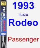 Passenger Wiper Blade for 1993 Isuzu Rodeo - Vision Saver