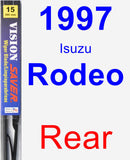 Rear Wiper Blade for 1997 Isuzu Rodeo - Vision Saver