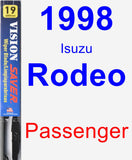 Passenger Wiper Blade for 1998 Isuzu Rodeo - Vision Saver