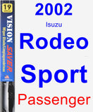 Passenger Wiper Blade for 2002 Isuzu Rodeo Sport - Vision Saver