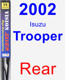 Rear Wiper Blade for 2002 Isuzu Trooper - Vision Saver