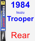 Rear Wiper Blade for 1984 Isuzu Trooper - Vision Saver