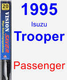 Passenger Wiper Blade for 1995 Isuzu Trooper - Vision Saver