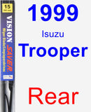 Rear Wiper Blade for 1999 Isuzu Trooper - Vision Saver