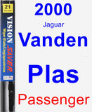 Passenger Wiper Blade for 2000 Jaguar Vanden Plas - Vision Saver