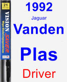 Driver Wiper Blade for 1992 Jaguar Vanden Plas - Vision Saver