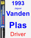 Driver Wiper Blade for 1993 Jaguar Vanden Plas - Vision Saver