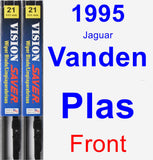 Front Wiper Blade Pack for 1995 Jaguar Vanden Plas - Vision Saver