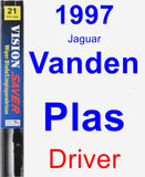 Driver Wiper Blade for 1997 Jaguar Vanden Plas - Vision Saver