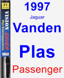 Passenger Wiper Blade for 1997 Jaguar Vanden Plas - Vision Saver