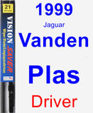 Driver Wiper Blade for 1999 Jaguar Vanden Plas - Vision Saver