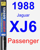 Passenger Wiper Blade for 1988 Jaguar XJ6 - Vision Saver