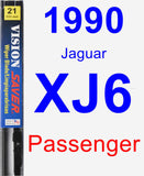 Passenger Wiper Blade for 1990 Jaguar XJ6 - Vision Saver