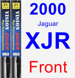 Front Wiper Blade Pack for 2000 Jaguar XJR - Vision Saver