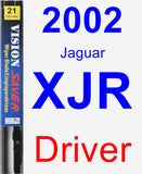 Driver Wiper Blade for 2002 Jaguar XJR - Vision Saver