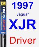 Driver Wiper Blade for 1997 Jaguar XJR - Vision Saver